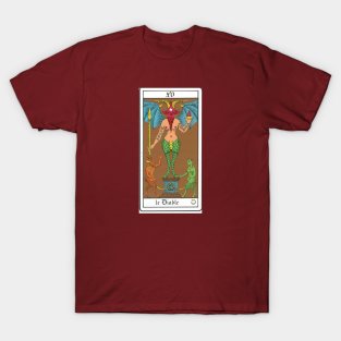 le Diable Tarot Card T-Shirt